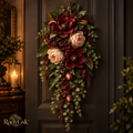 RadvGsk™ Magnolia Peony Hanging Floral Swag